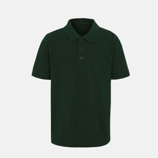 Bottle Green Polo Shirt – Bold, Trendy & Comfortable - Image 2